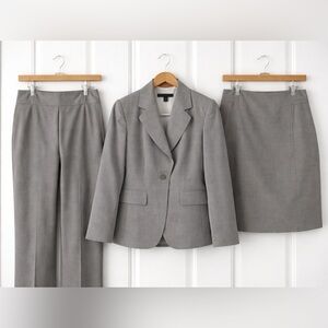 Banana Republic Light Gray 3 Piece Suit Set